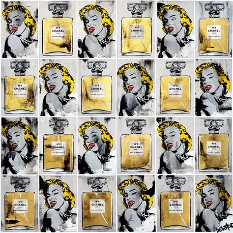 marilyn monroe chanel no 5 canvas